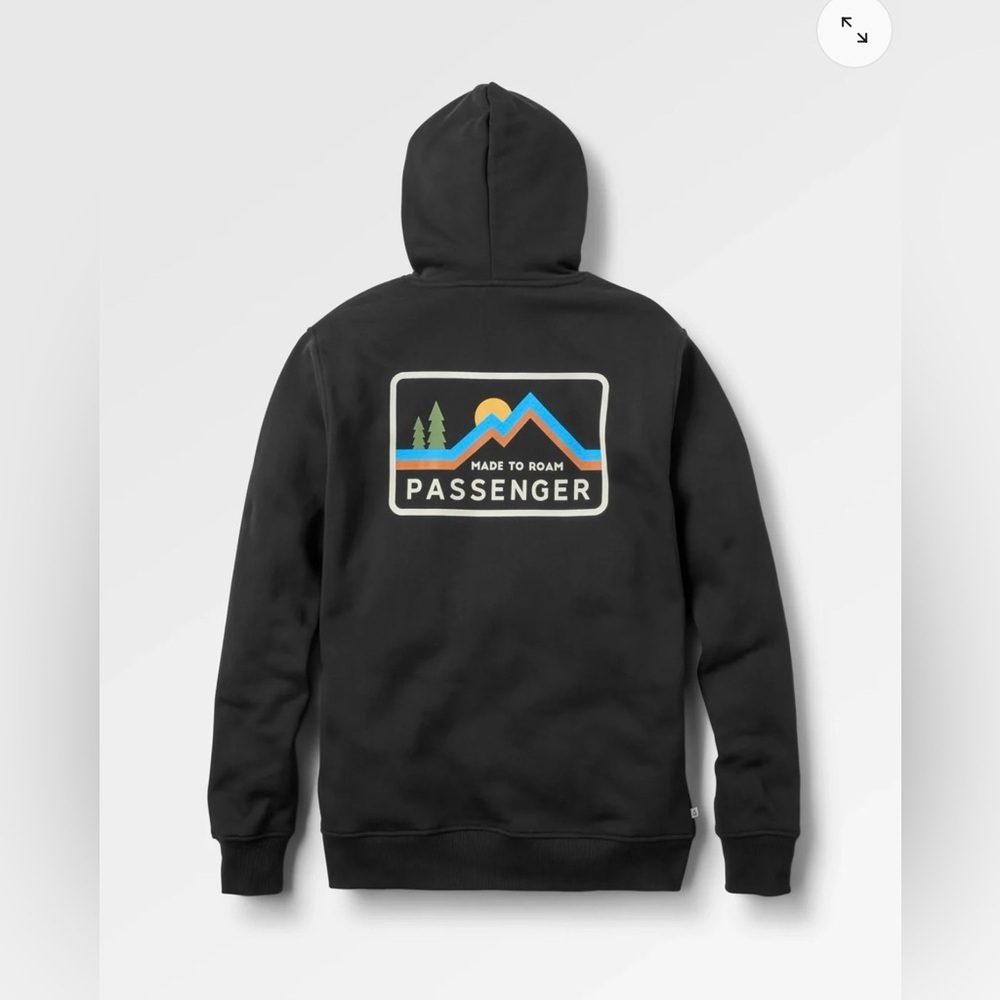 Passenger Men’s Made To Roam Hoodie Organic Cotton , size M